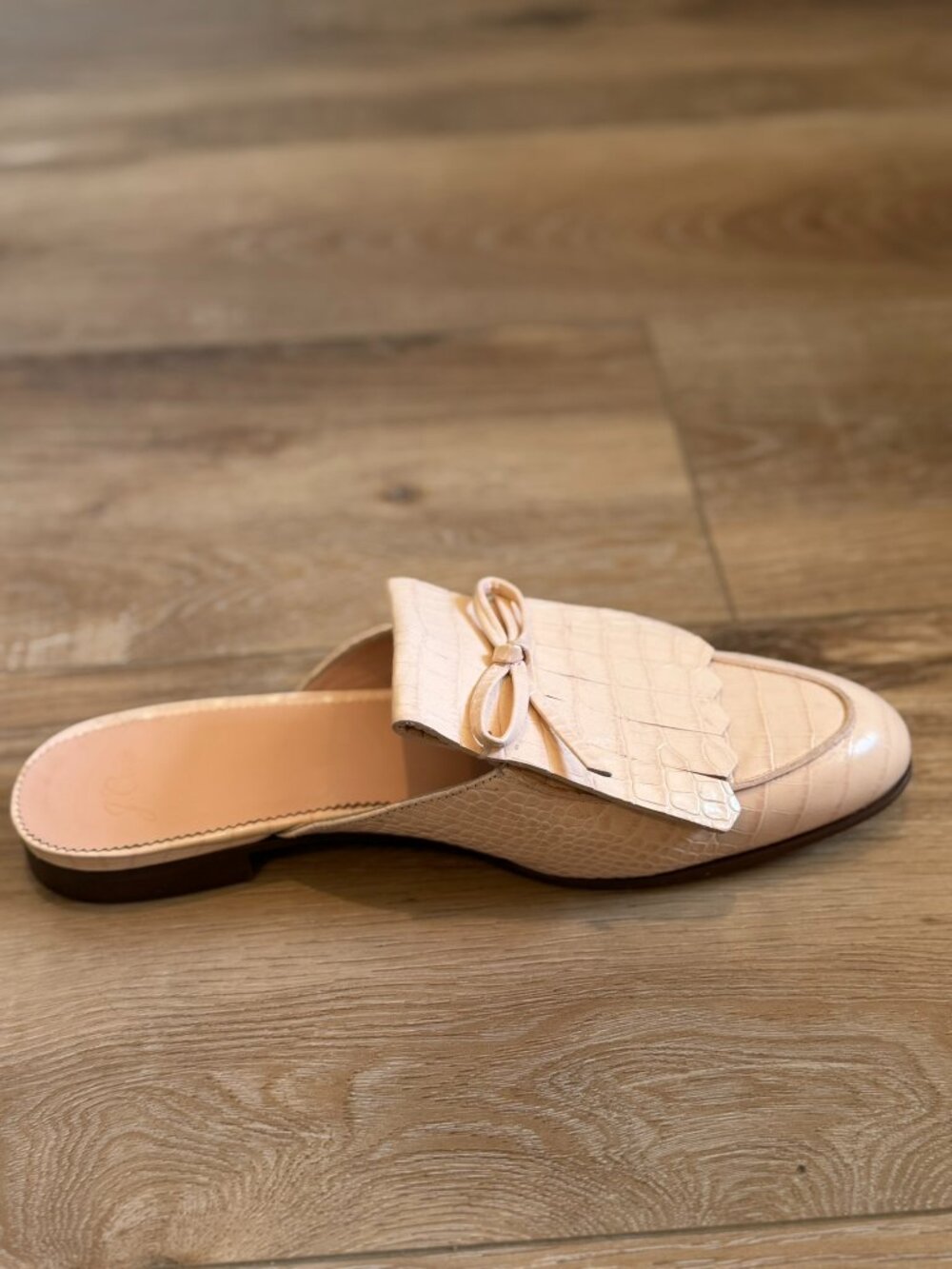 J Crew Academy Kiltie Loafer Mules Sz 9.5 - Picture 4 of 10